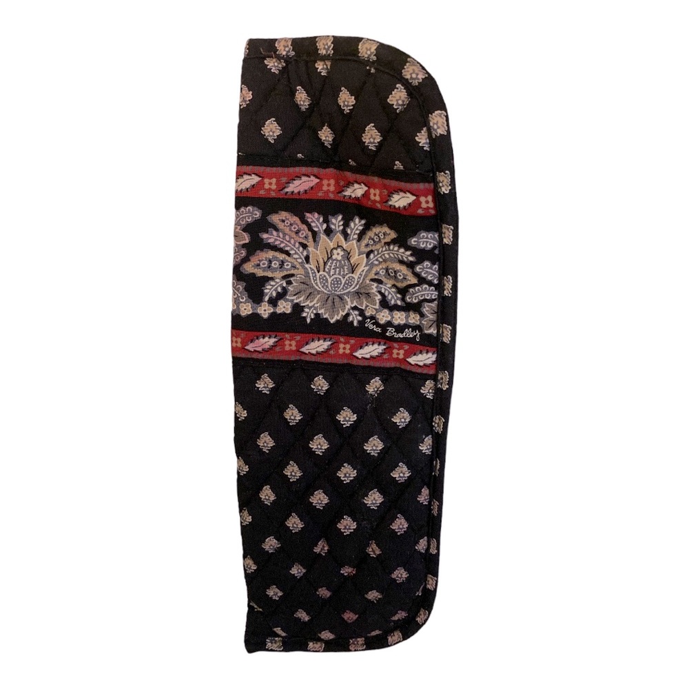 NWOT Vera Bradley Curling & Flat Iron Cover Retired Classic Black Pattern (2002)